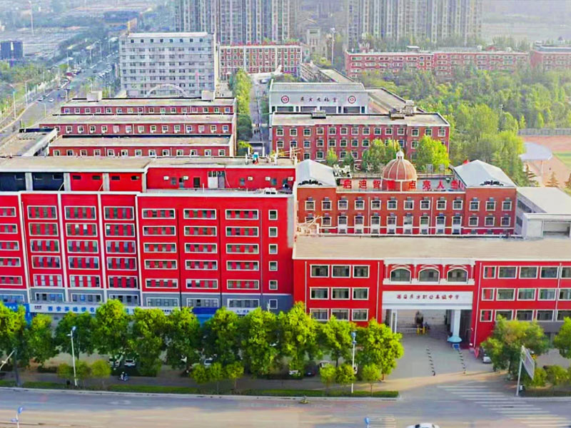 武功校园鸟瞰图
